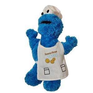 Sesame Street Bakery Cookie Monster 2002 bean bottom stuffed